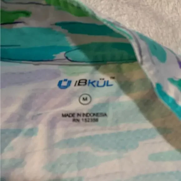 IBKUL women's medium SPF tunic shirt long sleeve Turquoise, Purple, Light Green - Picture 8 of 10